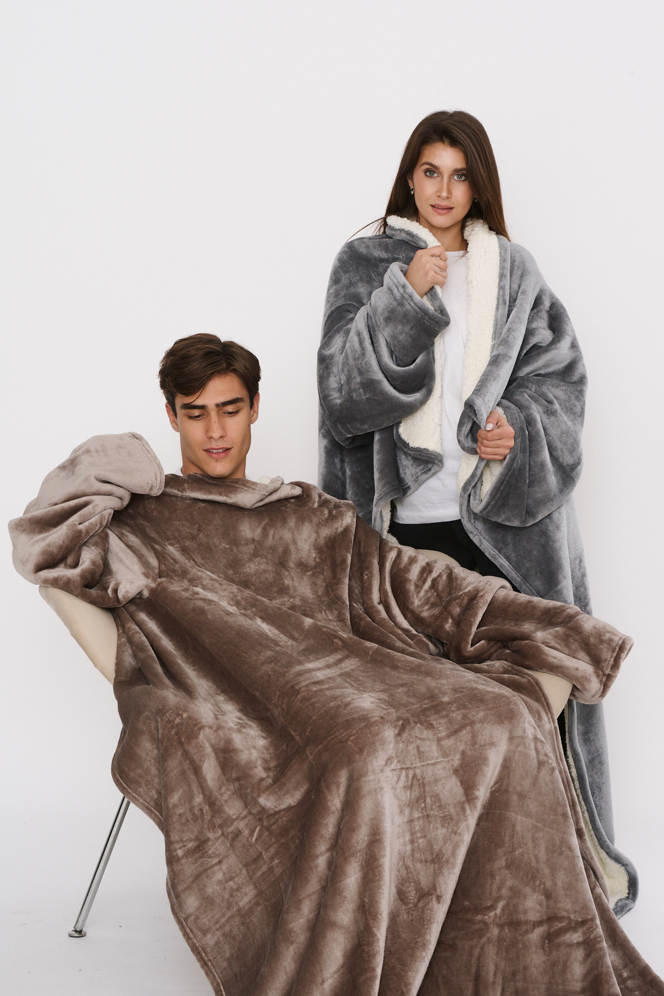 Manta con Mangas Corderito Koha