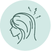 Ícone de Queda de cabelo