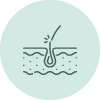 Ícone de Queda de cabelo