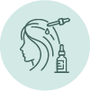 Ícone de Queda de cabelo