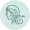 Ícone de Queda de cabelo