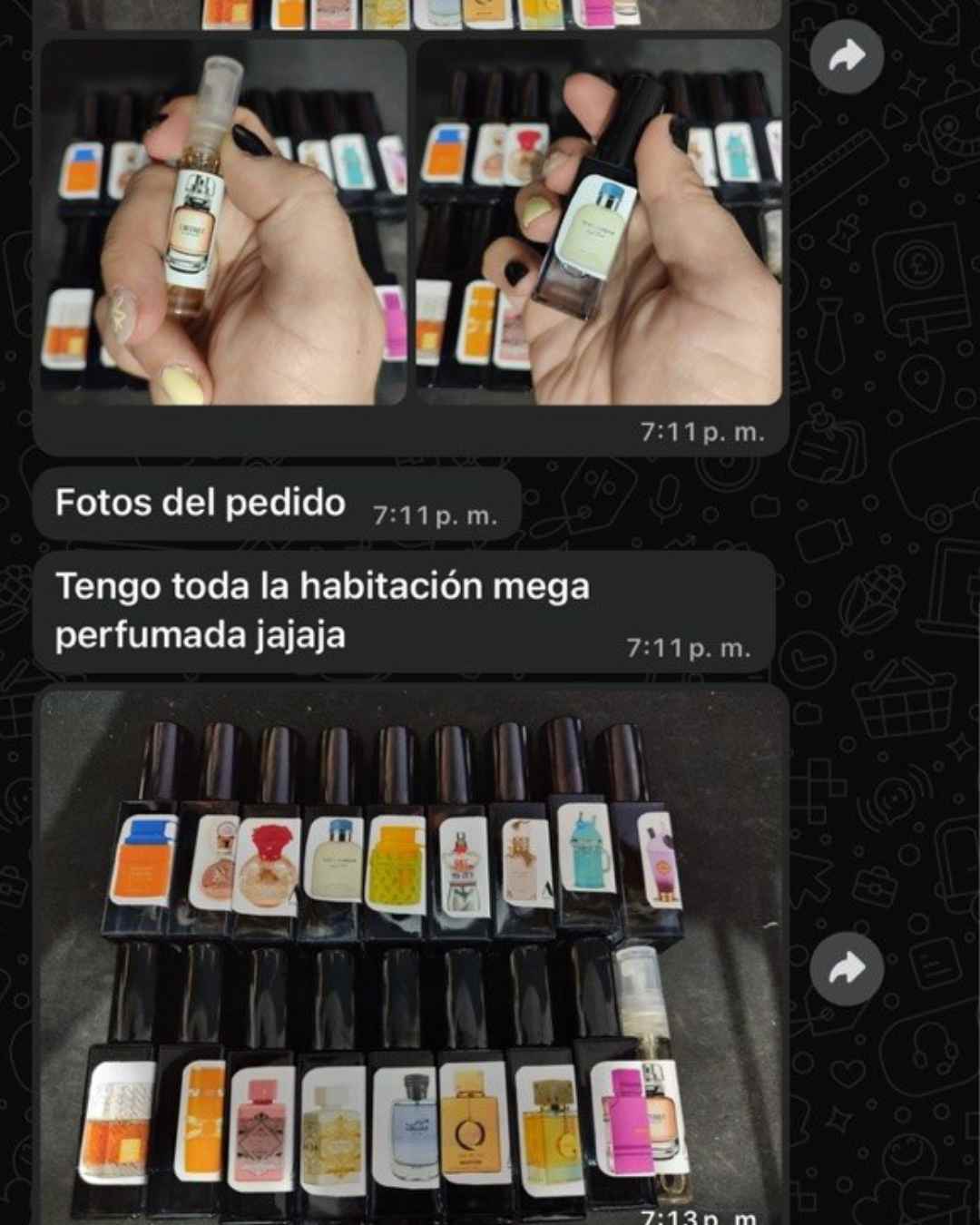 Testimonio de cliente por WhatsApp: María