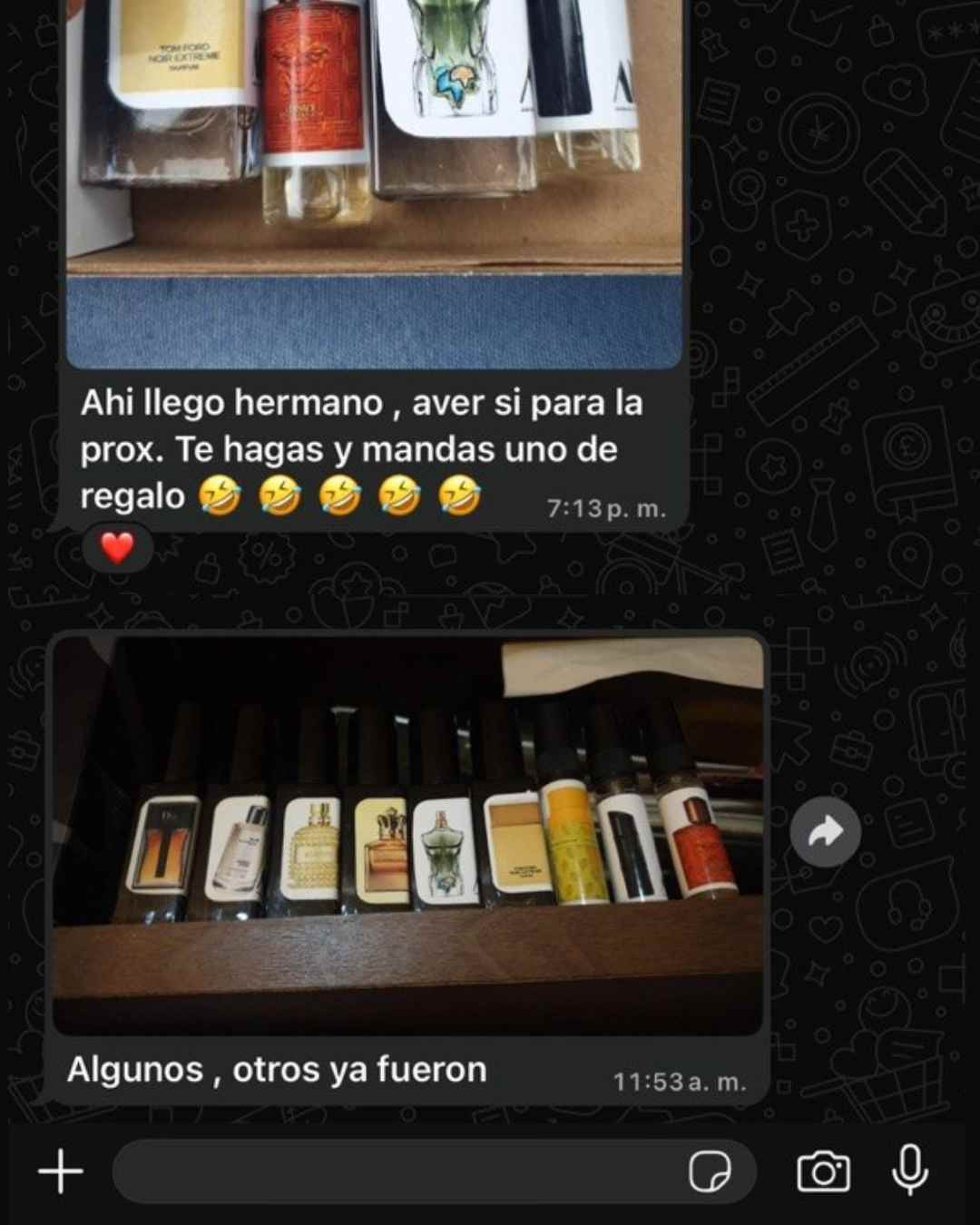 Testimonio de cliente por WhatsApp: Víctor Hugo