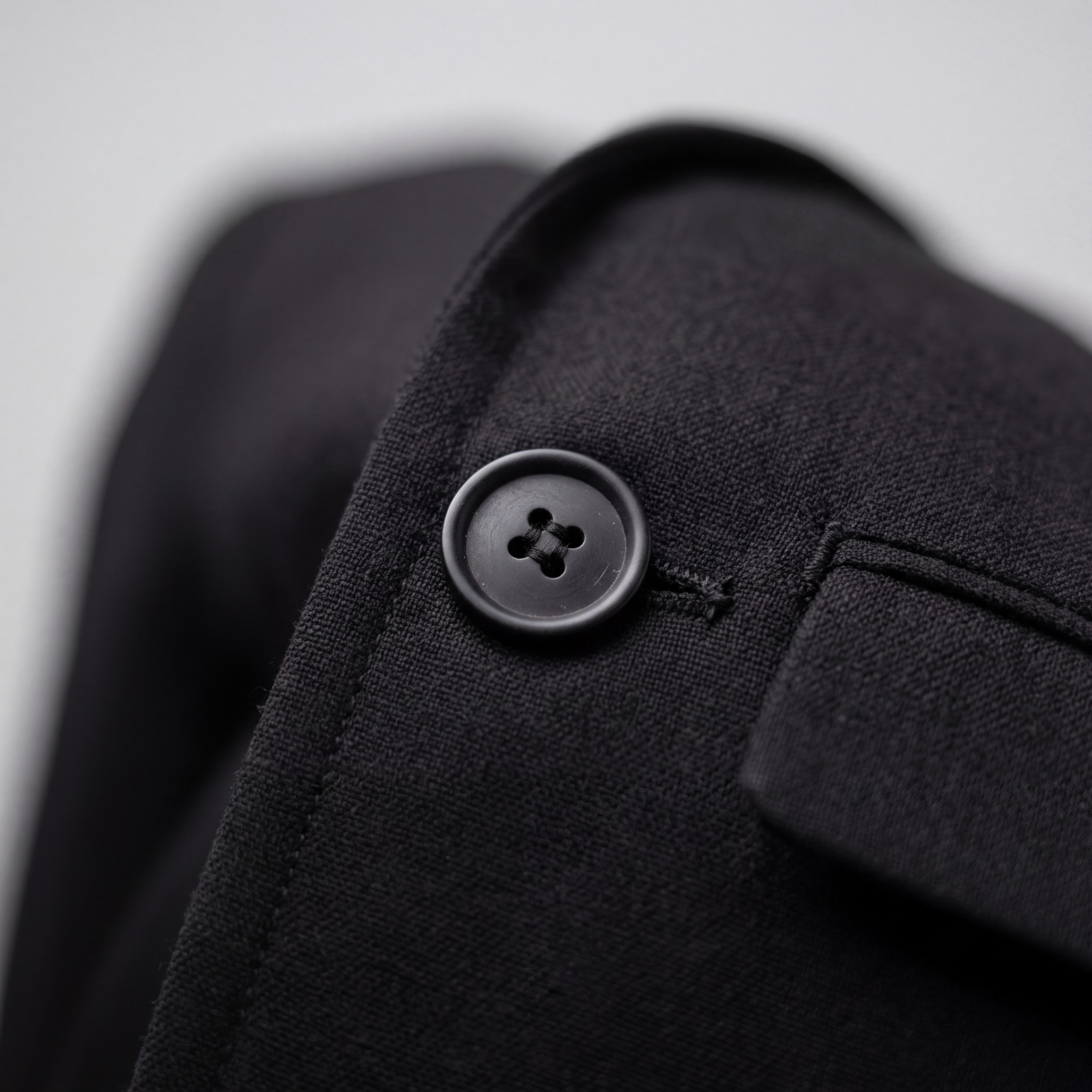 Detalle de botón del blazer Di Como