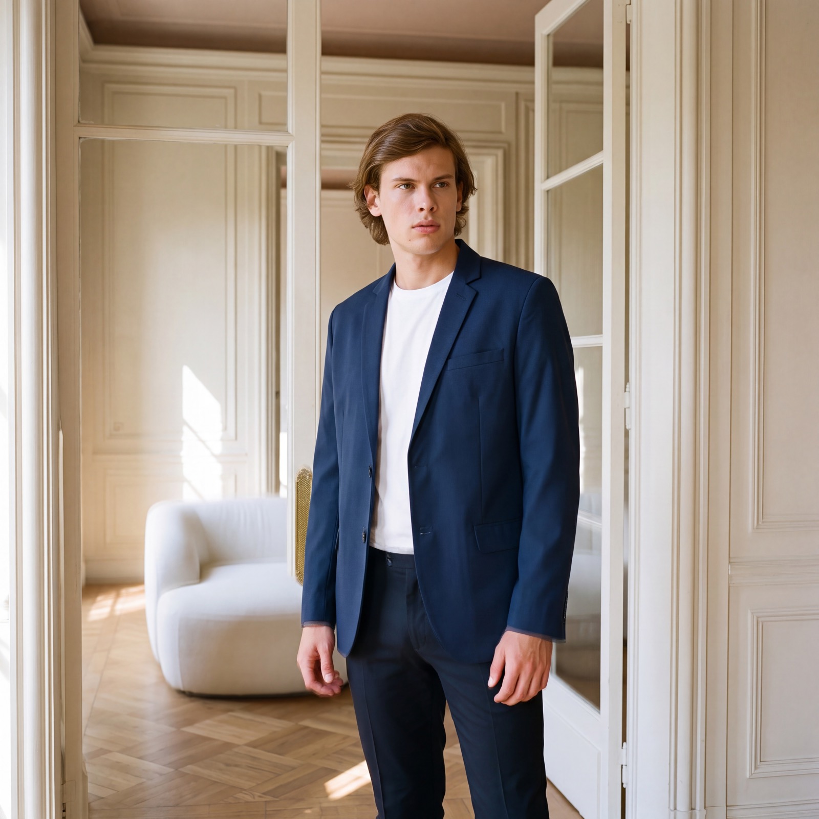 Blazer Saco Di Como Navy