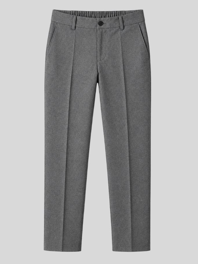 Pantalón Sastrero Premium Gris Melange