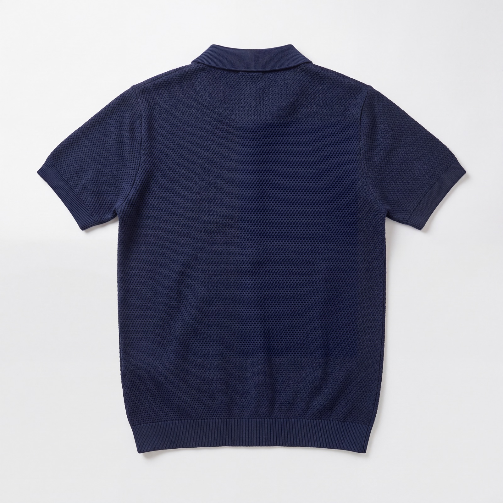 Polo Tejido Cuello en V Capri Navy