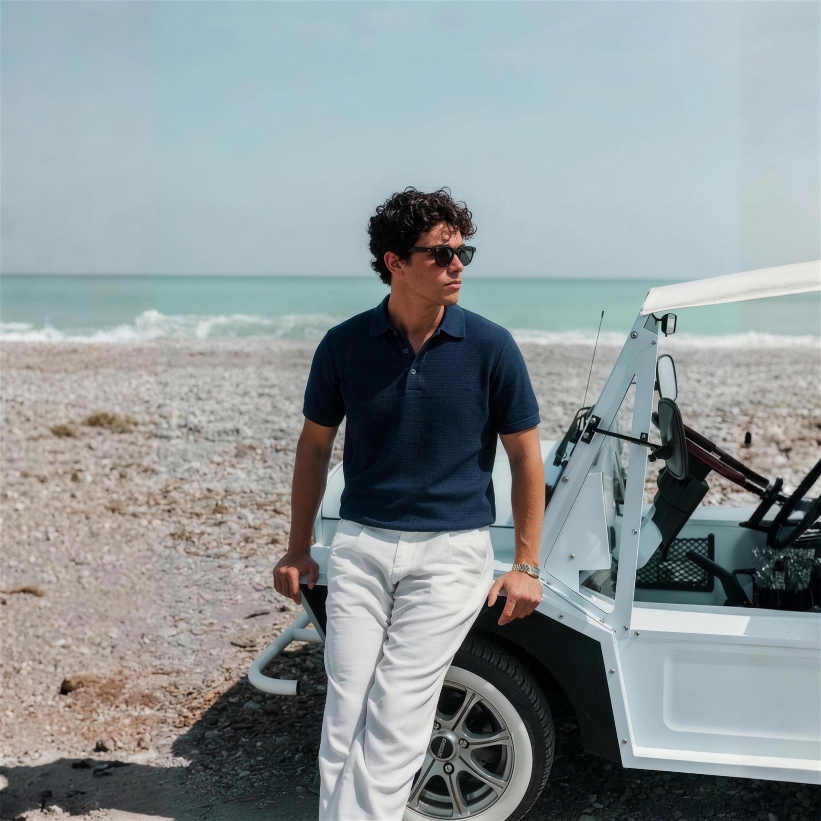 Polo Waffle Siena Navy