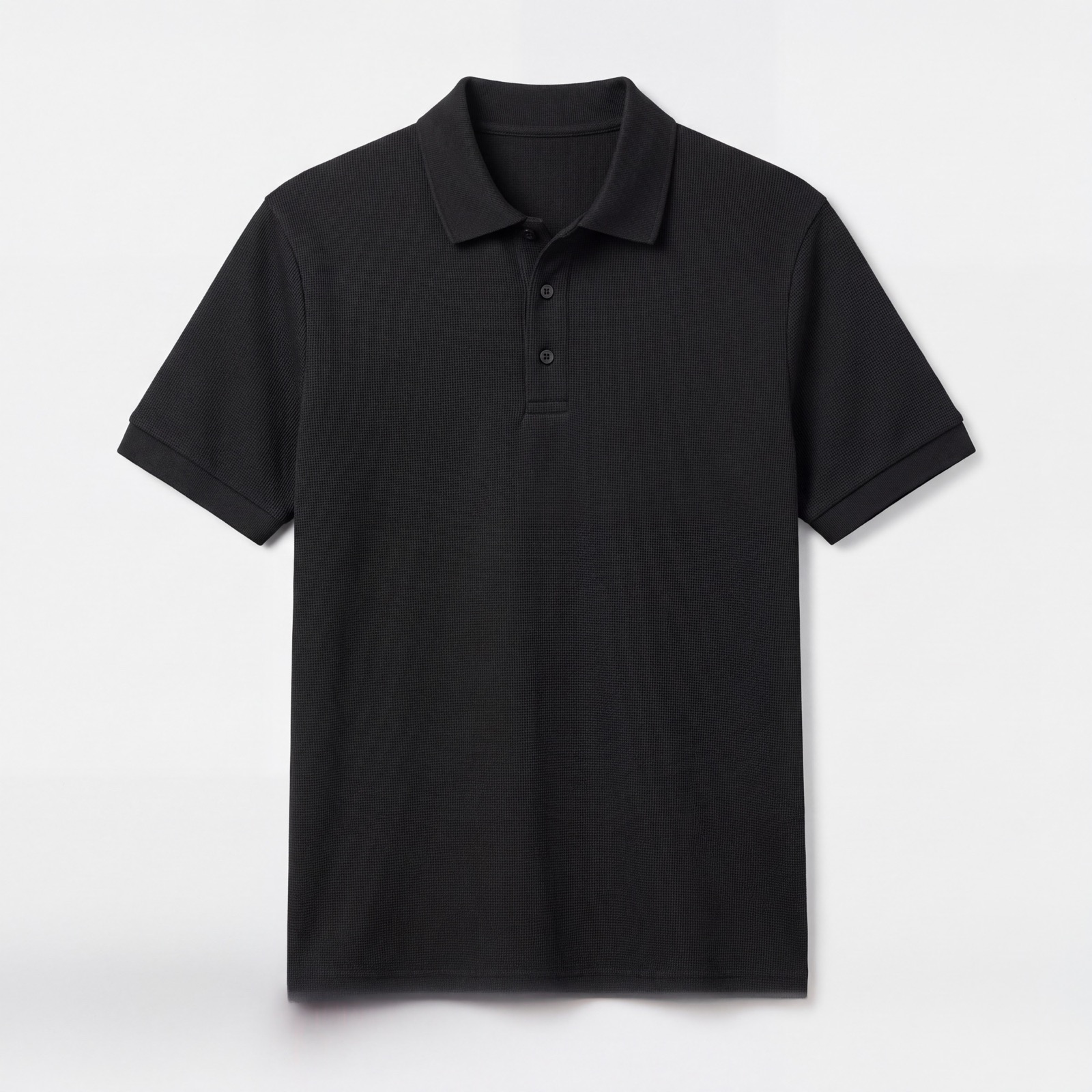 Polo Waffle Siena Negro