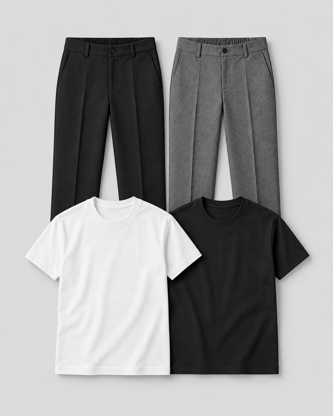 2 Pantalones Sastreros 24/7 + 2 Remeras Sicilia