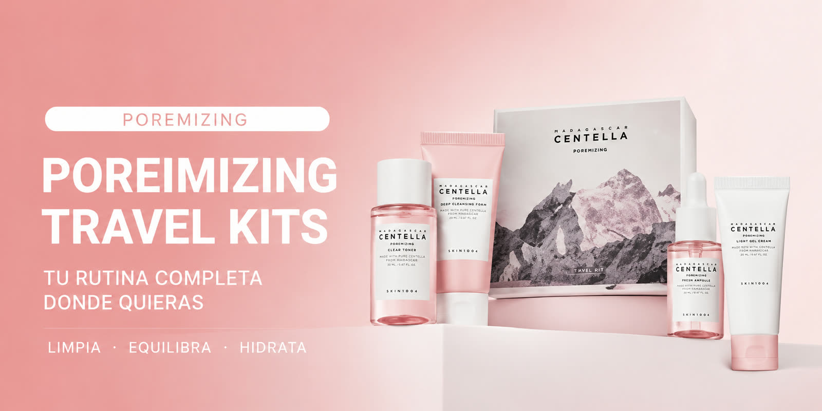 SKIN1004 Madagascar Centella Poremizing Travel Kit