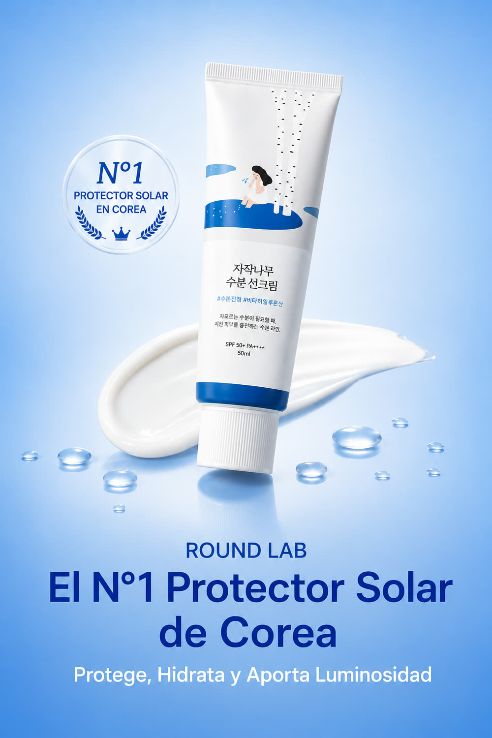 Round Lab Birch Juice Protector Solar — K-Beauty Colombia