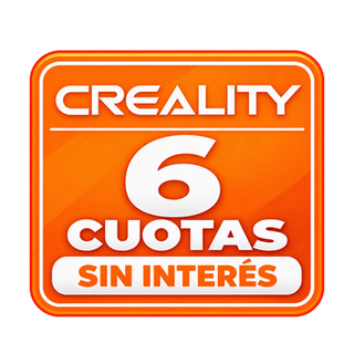 6 cuotas sin interés Creality
