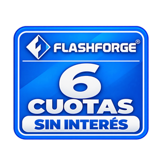 6 cuotas sin interés Flashforge