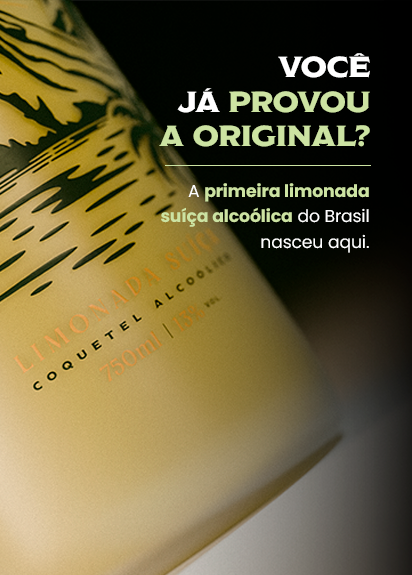 Você já provou a original? A primeira limonada suíça alcoólica do Brasil.