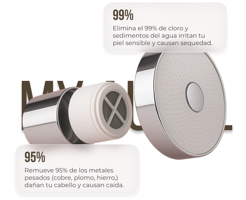 AURAL: remueve 95% de metales pesados y 99% de cloro y sedimentos del agua
