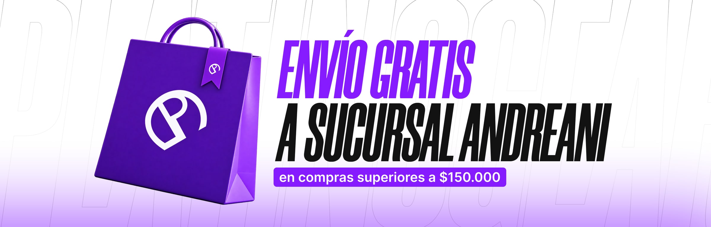 Envío gratis a sucursal Andreani en compras superiores a $150.000
