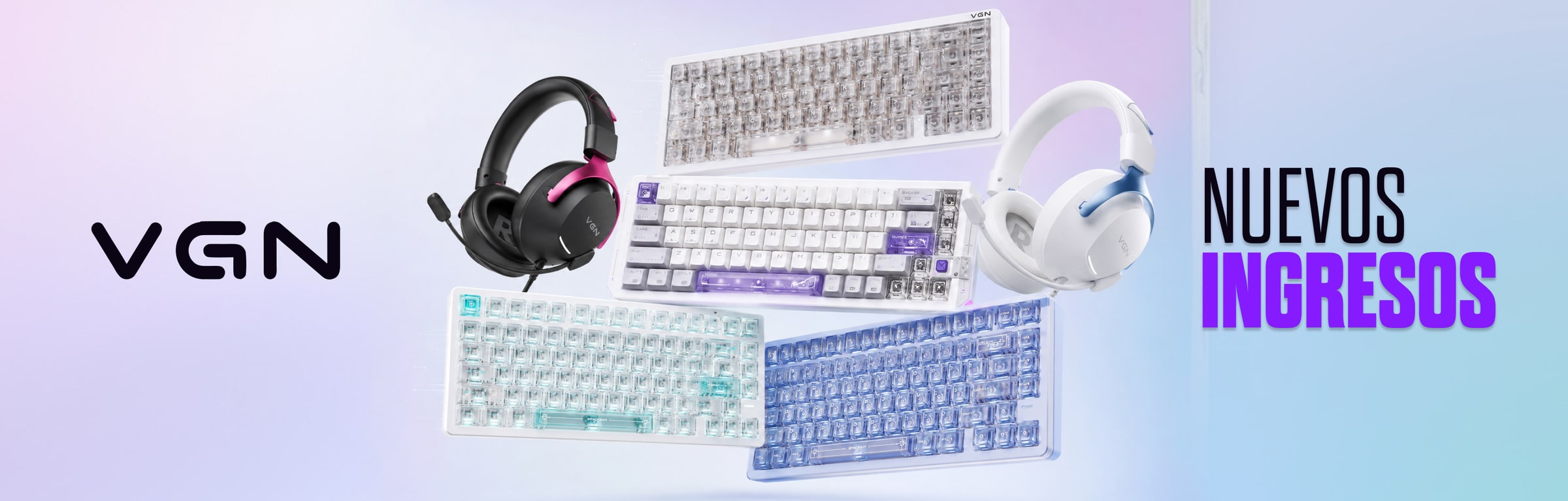 VGN nuevos ingresos: teclados y headsets
