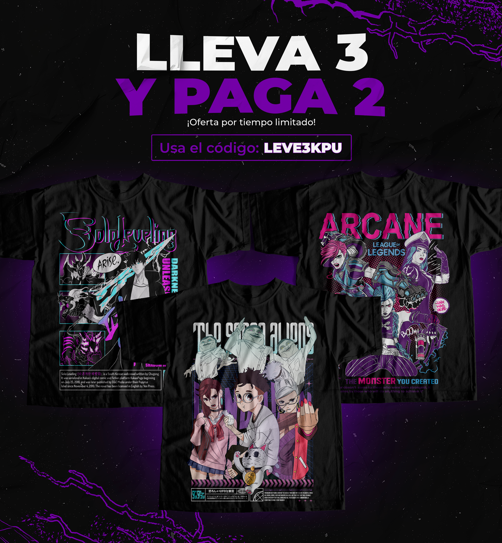 Lleva 3 y paga 2
