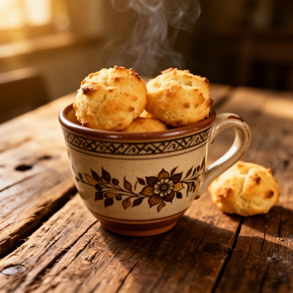 Café e pão de queijo mineiro