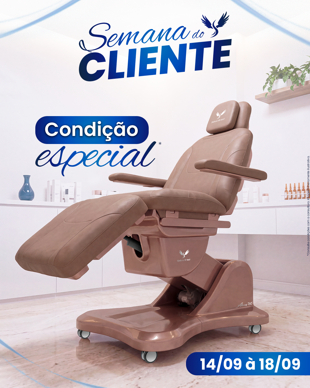 Semana do Cliente Salus Brasil - Atenas condição especial 14 a 18/09