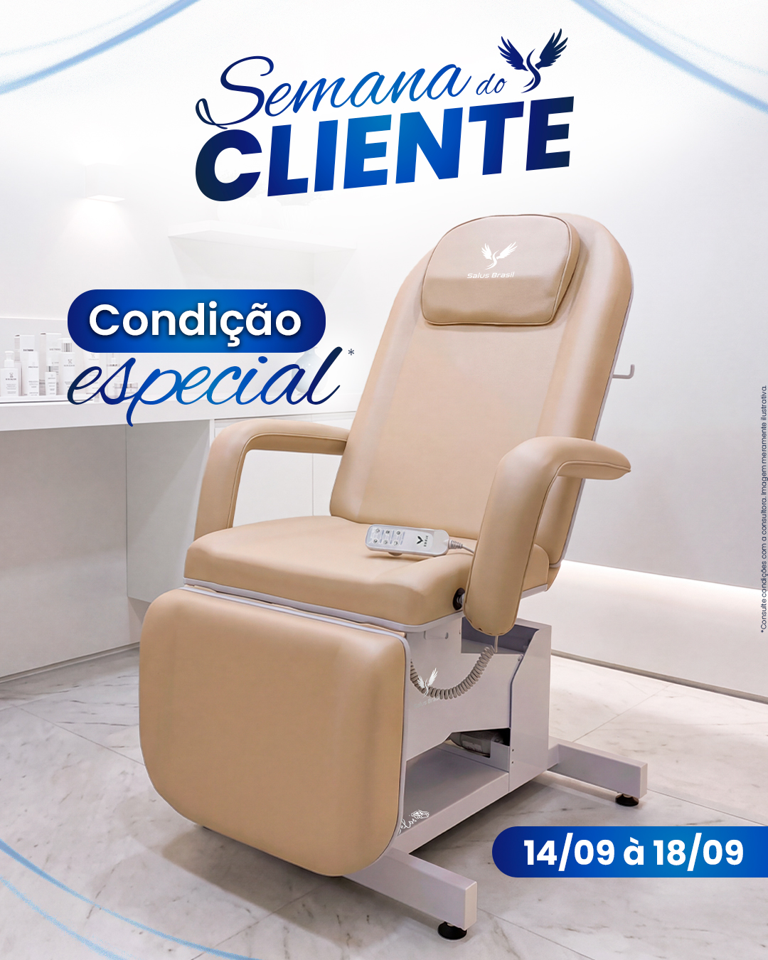 Semana do Cliente Salus Brasil - Delos Elétrica condição especial 14 a 18/09
