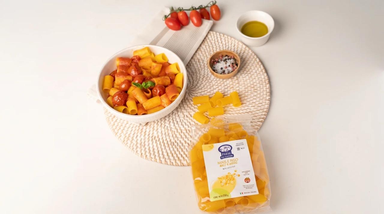 Rigatoni de maíz y arroz sin TACC