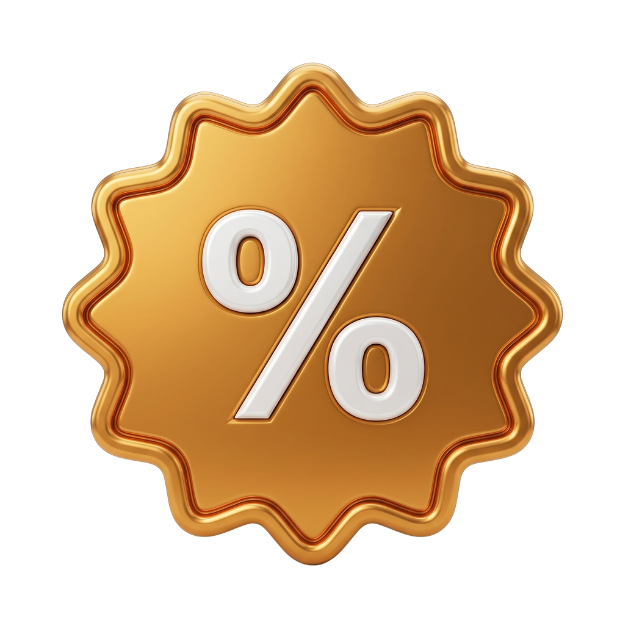 Ícone de descontos e promoções