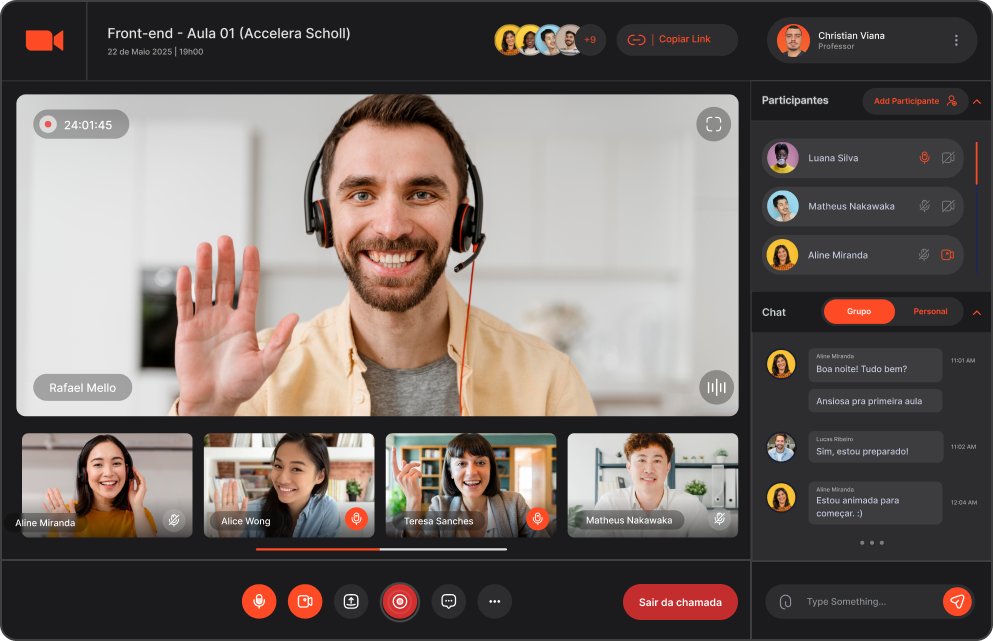 Video Call Interface