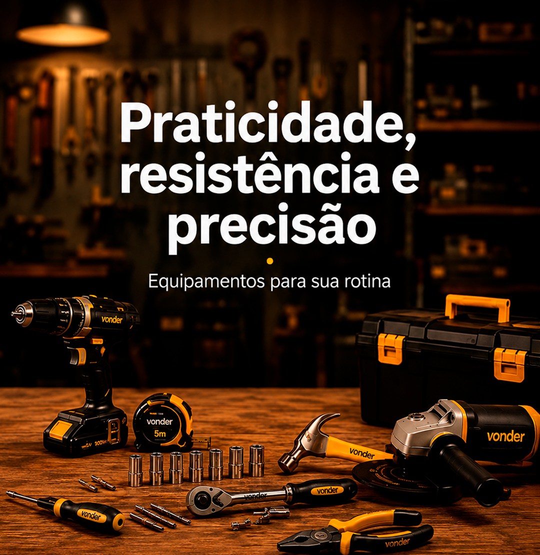 Praticidade, resistência e precisão