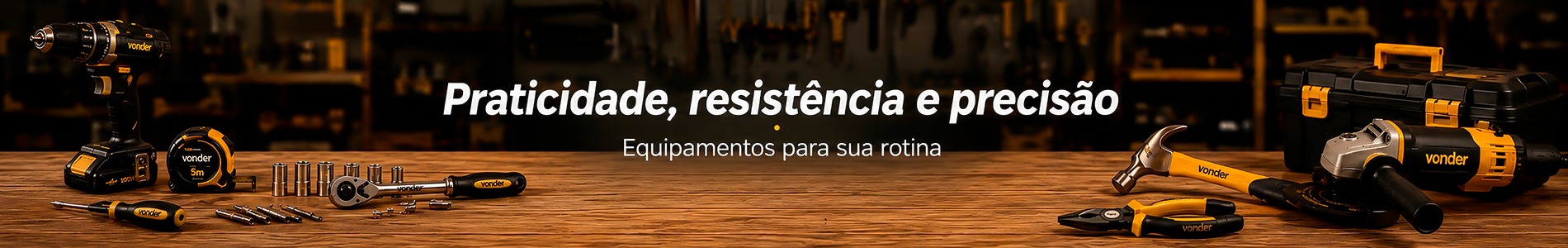 Praticidade, resistência e precisão