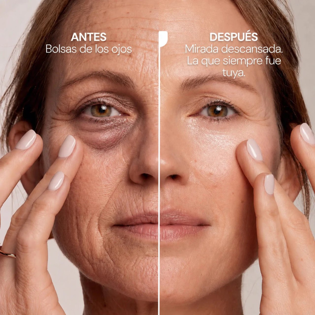 Antes y después: mirada descansada