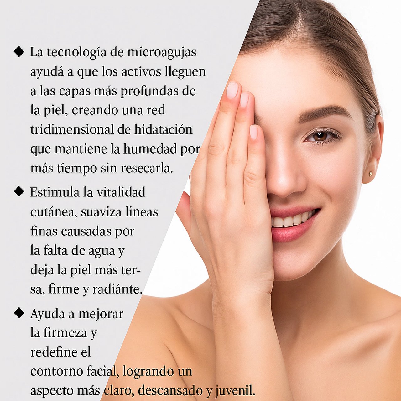 Microagujas finas como un cabello: los activos llegan a las capas donde están las marcas