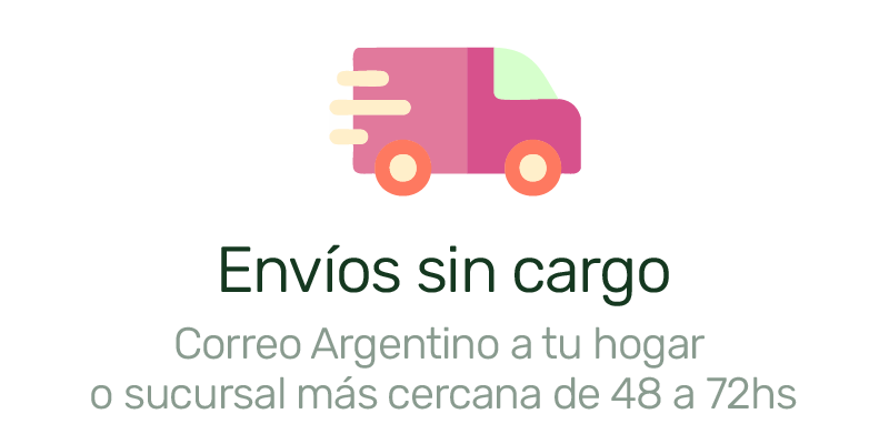 Envíos sin cargo a todo el país