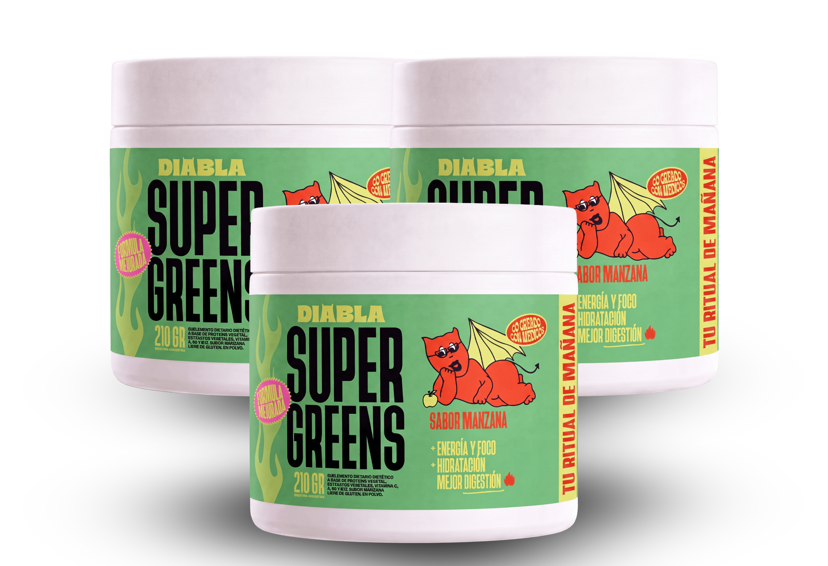 Super Greens x3 Manzana