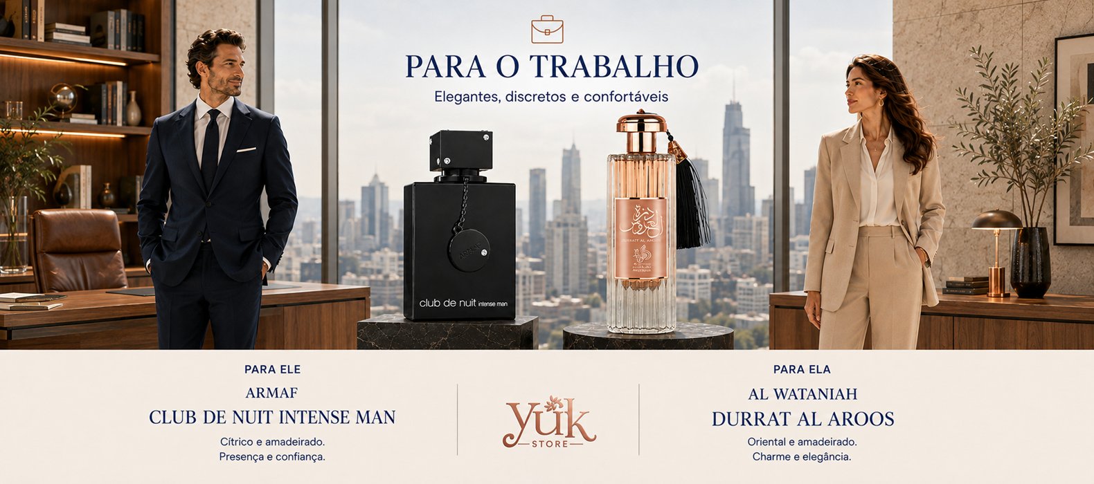 Perfumes para o trabalho