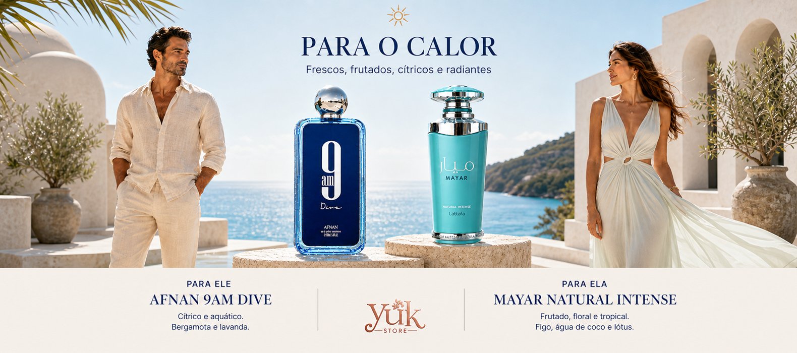 Perfumes para o calor