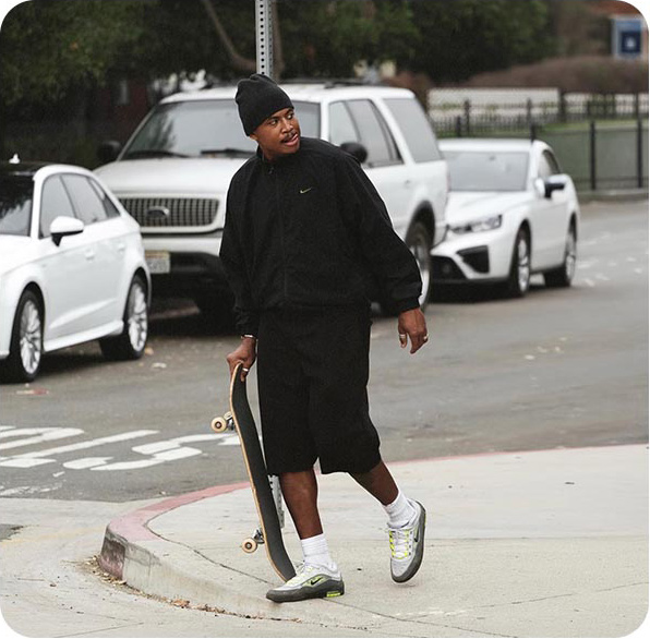 Ishod Wair con indumentaria Nike SB