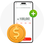 Imagem referente a adicionar moeda corrente no aplicativo