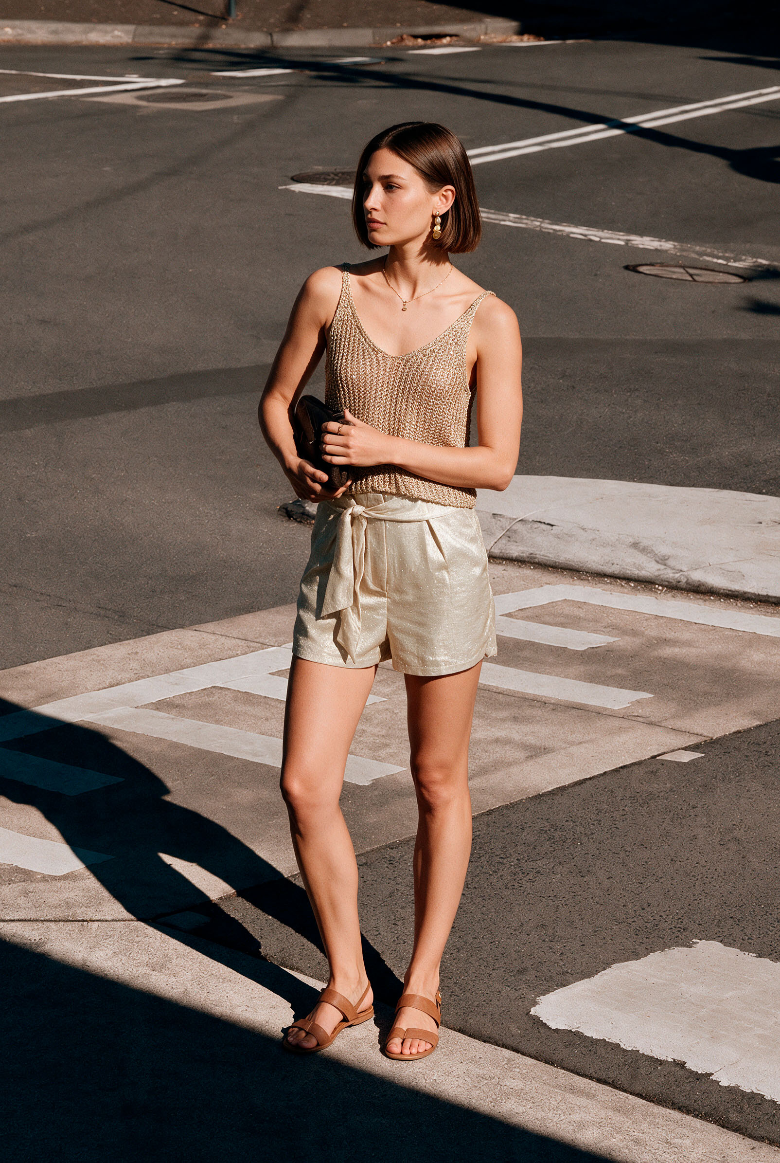 Look Zephine · top tejido