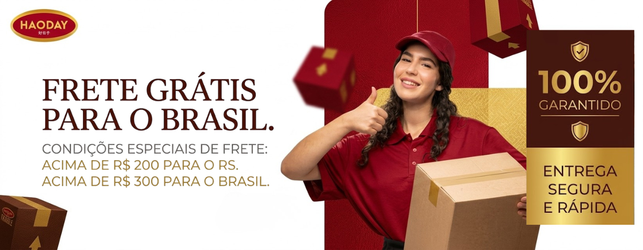 Frete grátis para o Brasil