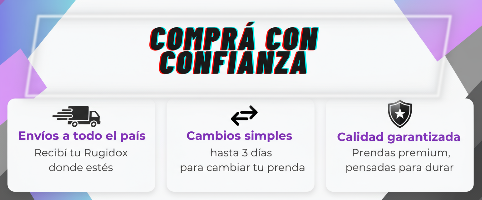 Comprá con confianza