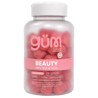 Frasco de GÜM Beauty · gomitas para el pelo, la piel y las uñas