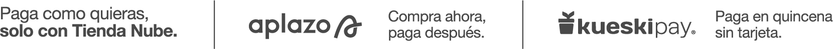 Opciones de pago disponibles