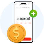 Imagem referente a adicionar moeda corrente no aplicativo