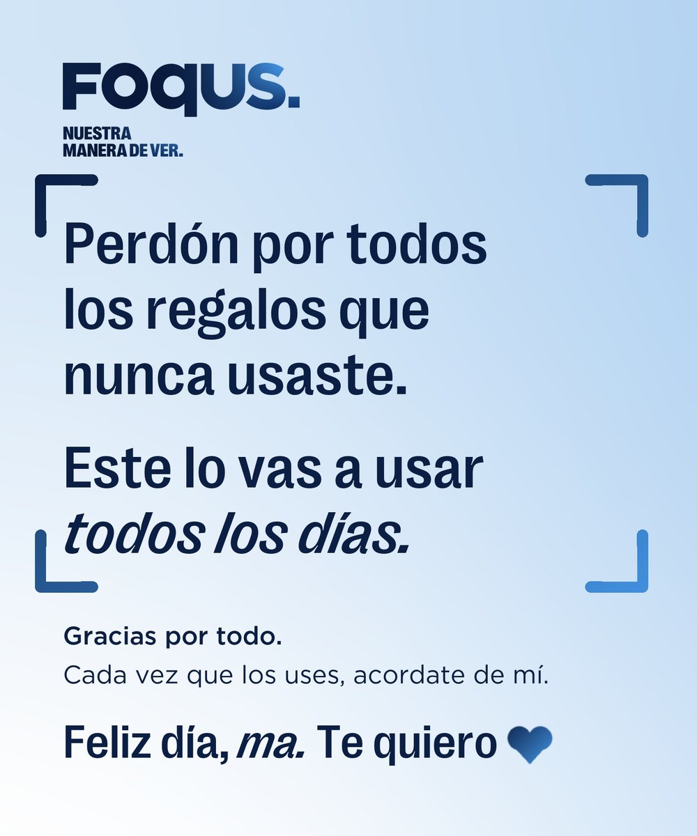 Carta que viene adentro del pack: Perdón por todos los regalos que nunca usaste. Este lo vas a usar todos los días. Gracias por todo. Cada vez que los uses, acordate de mí. Feliz día, ma. Te quiero.
