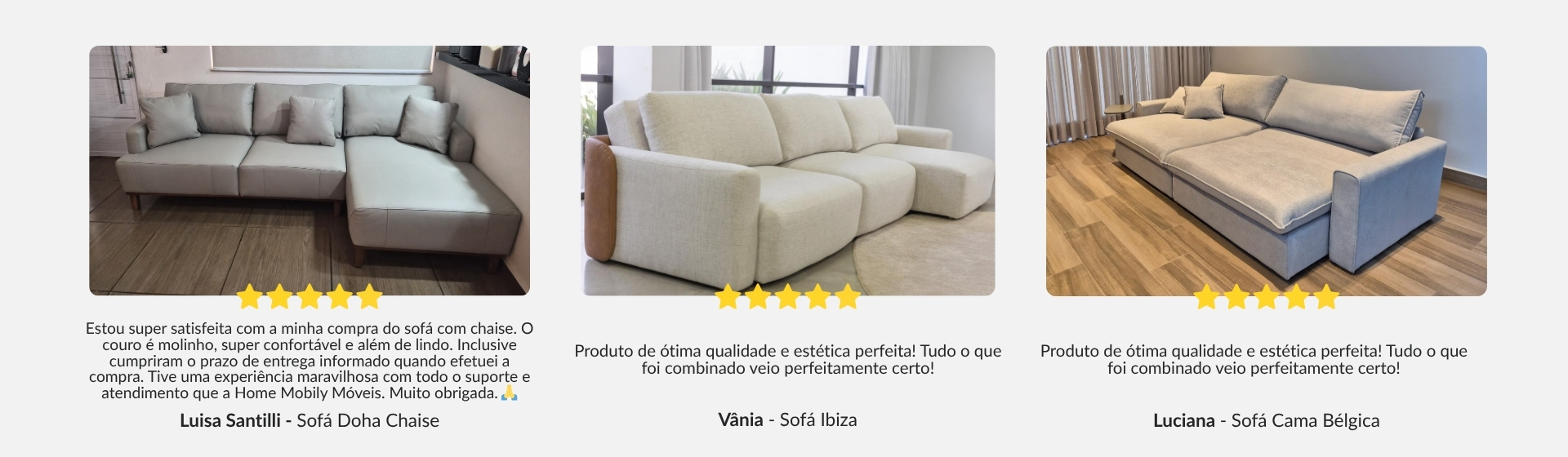 Depoimentos de clientes