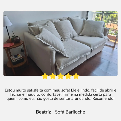 Depoimento Beatriz - Sofá Bariloche