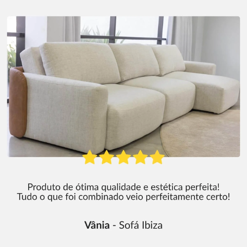 Depoimento Vânia - Sofá Ibiza