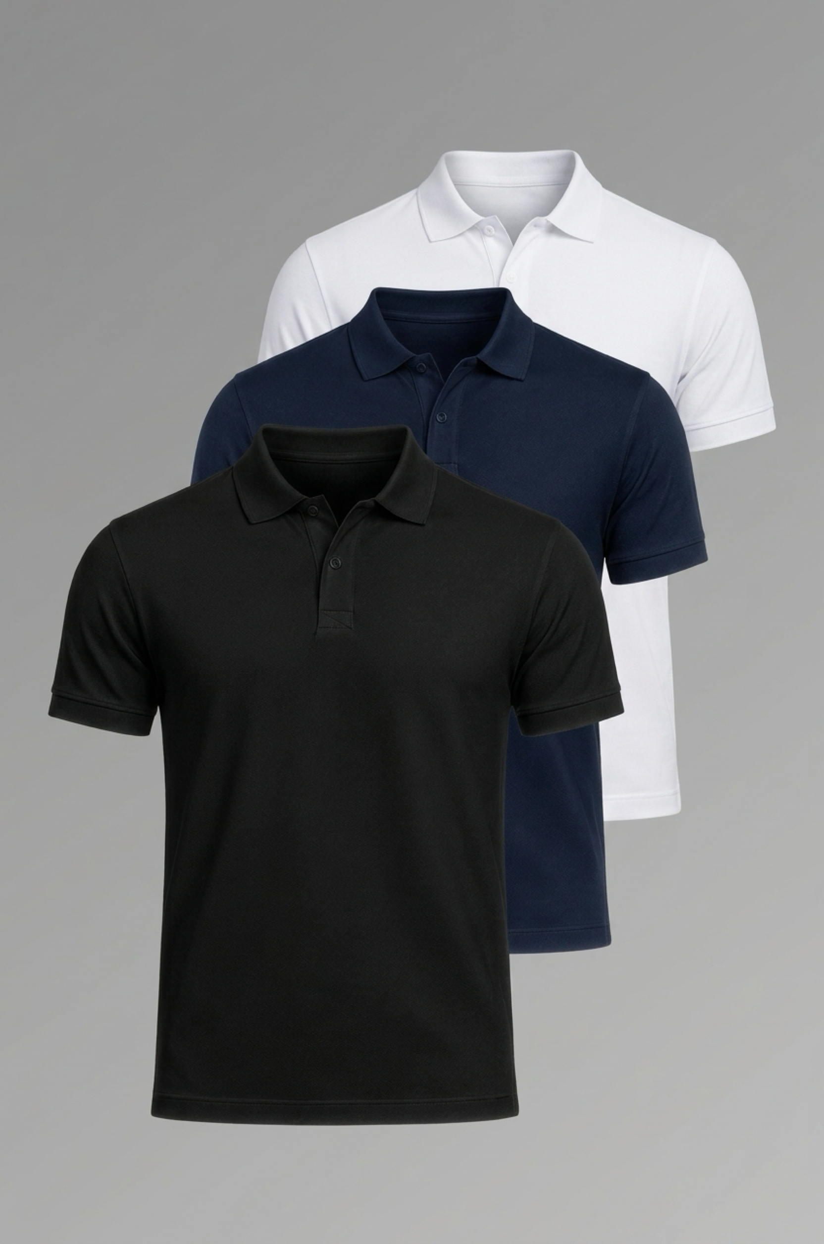 Kit 3 Camisas Polo